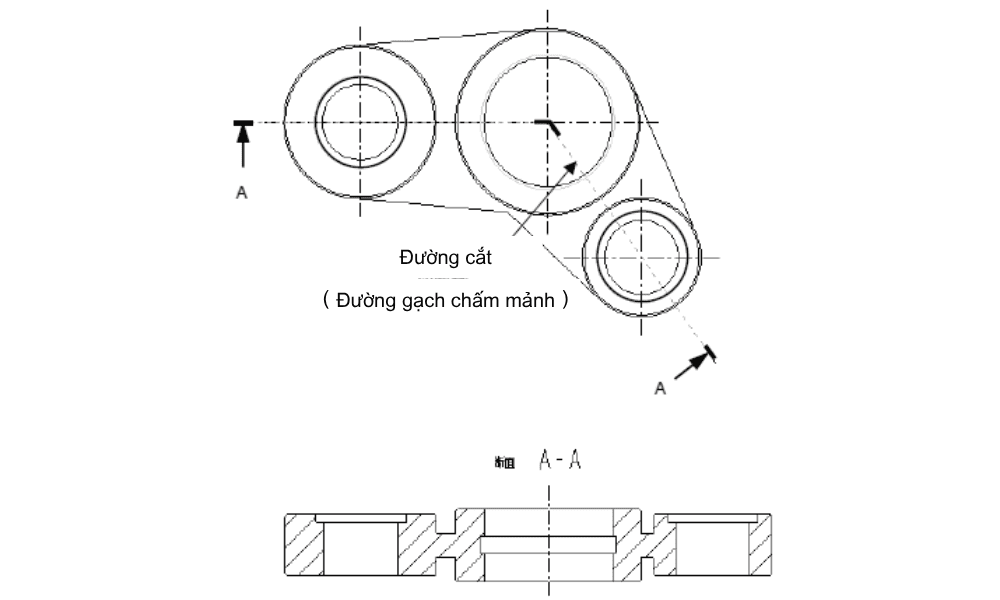 Bài 8: Cách thể hiện hình cắt trong bản vẽ kỹ thuật Bài 8: Cách thể hiện hình cắt trong bản vẽ kỹ thuật